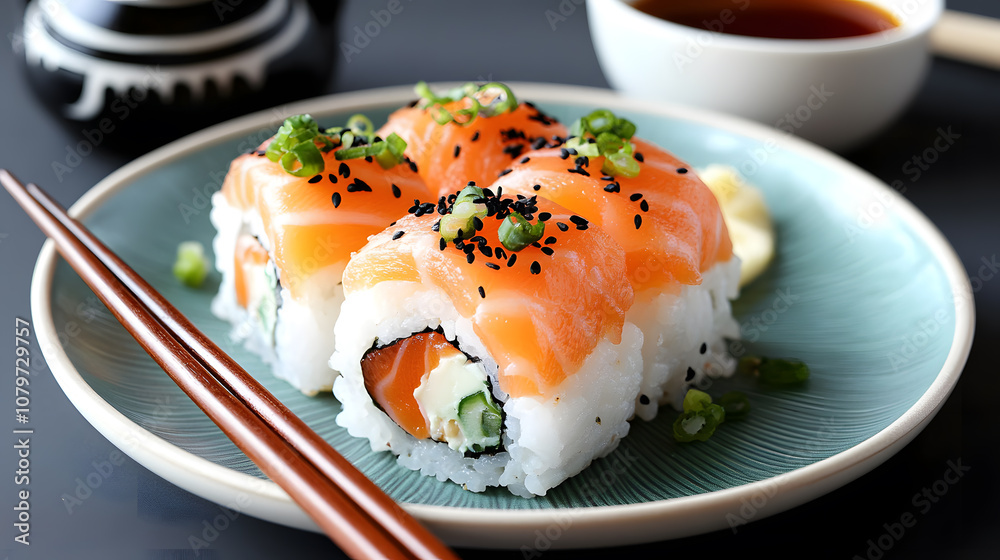 Japanese food, sushi or noodles, as well as desserts and drinks in the style and culture of Japan. Japanese food, sushi or noodles, as well as desserts and drinks in the style and culture of Japan.