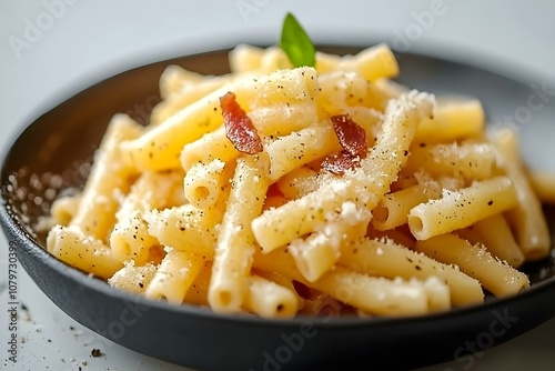 Traditional Roman Pasta alla Gricia photo