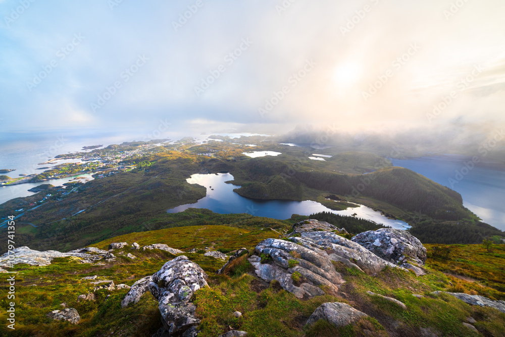 Dramatic Clouds Over Lofoten Hike