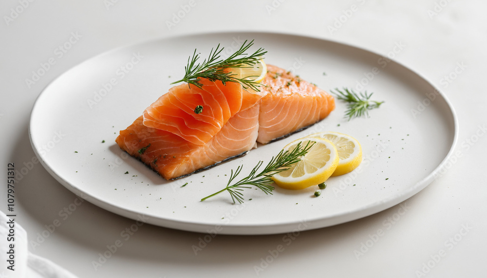 salmon with lemon salmon with lemon