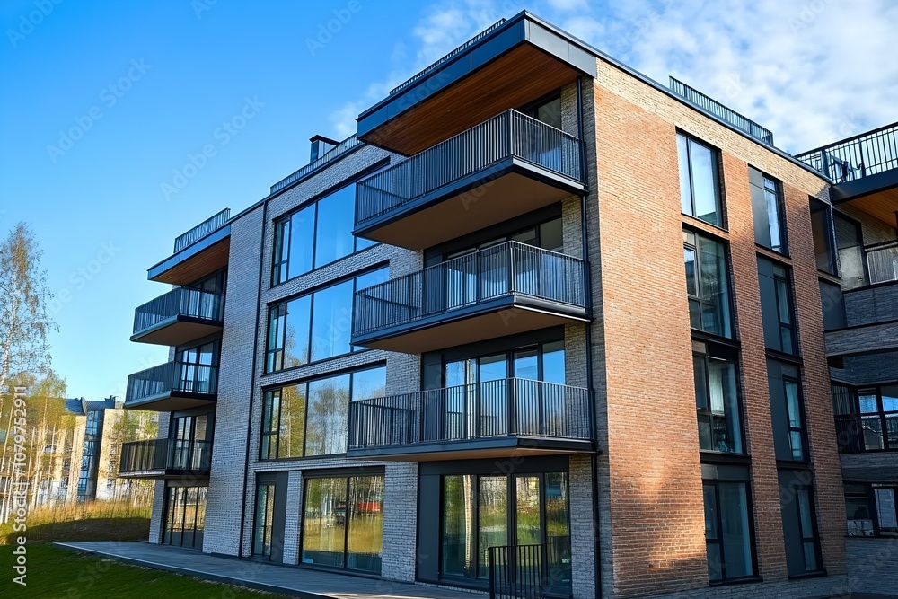 European Modern Residential Apartment Buildings European Modern Residential Apartment Buildings