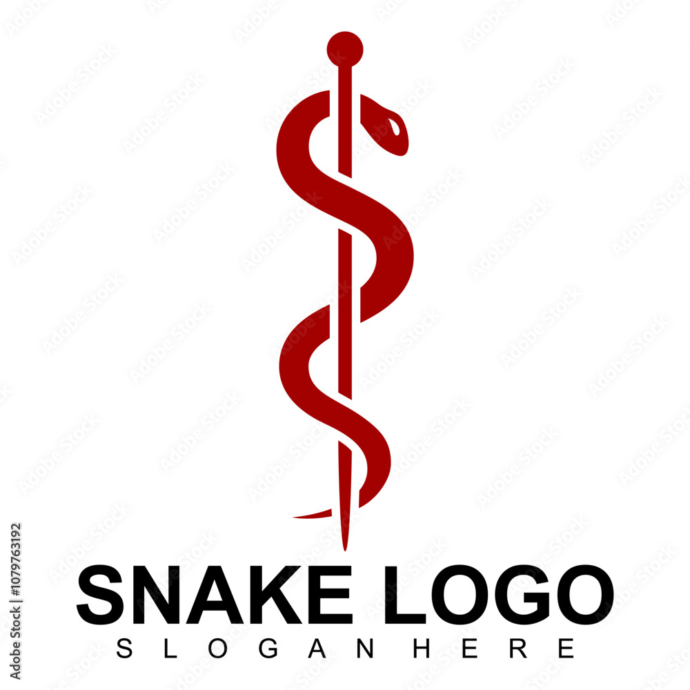 Snake silhouette. Isolated snake on white background Snake silhouette. Isolated snake on white background