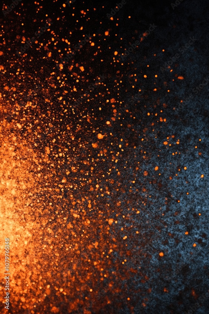 Orange and Blue Background Close Up Orange and Blue Background Close Up