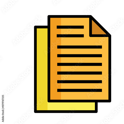 document icon design vector template