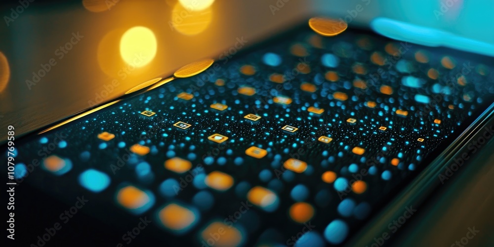 A close-up of an IT icon on a smartphone screen or digital display. A close-up of an IT icon on a smartphone screen or digital display.