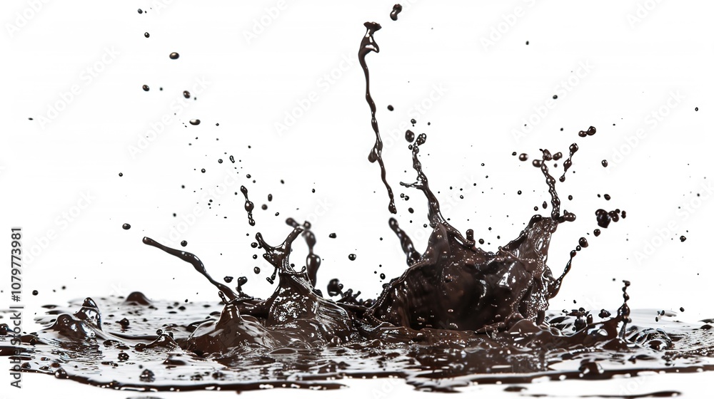 A Vivid Display of Splashing Mud, Creating a Dynamic Scene on a Plain White Background. Messy and Energetic Moment Caught in a Simple Setting. A Vivid Display of Splashing Mud, Creating a Dynamic Scene on a Plain White Background. Messy and Energetic Moment Caught in a Simple Setting.