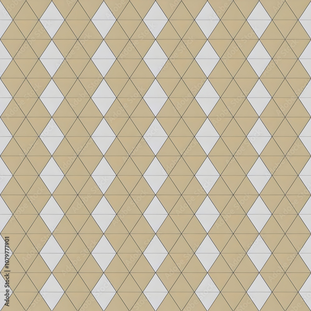Naklejka premium Infinite Triangle Wallpaper Pattern with Colorful Repetition