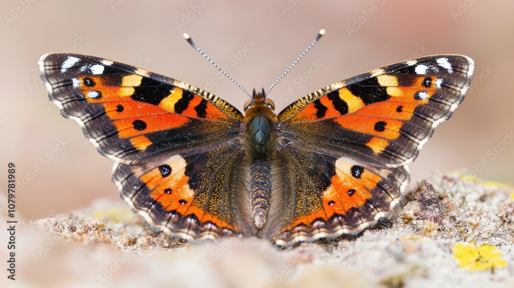 Capture the beauty of the colorful painted lady butterfly in nature photography Capture the beauty of the colorful painted lady butterfly in nature photography