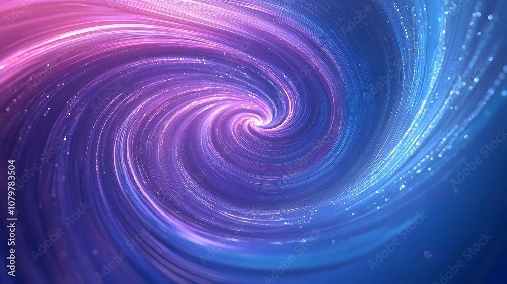 Abstract Swirling Light with Pink and Blue Hues Abstract Swirling Light with Pink and Blue Hues