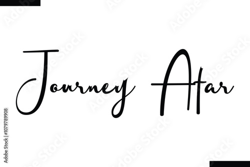 Journey afar Vector Inspirational Travel Typography Text