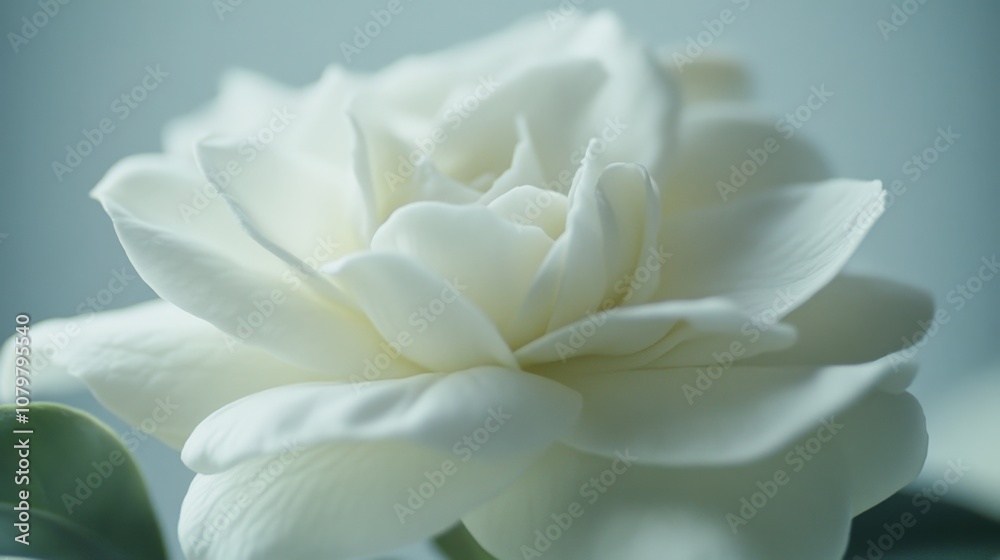 Close-up of a delicate white rose bloom Close-up of a delicate white rose bloom