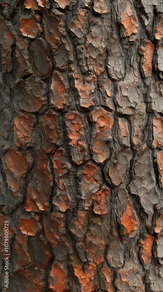 Photorealistic texture of a pine tree bark for detailed design projects. Ideal for nature-inspired art, eco visuals, and creative graphic use. Photorealistic texture of a pine tree bark for detailed design projects. Ideal for nature-inspired art, eco visuals, and creative graphic use.