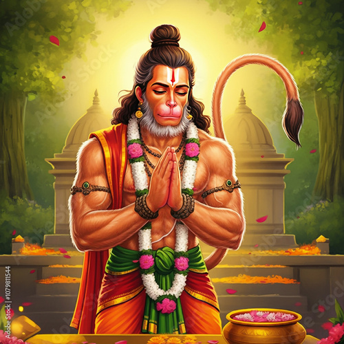 A devoted portrayal of Lord...