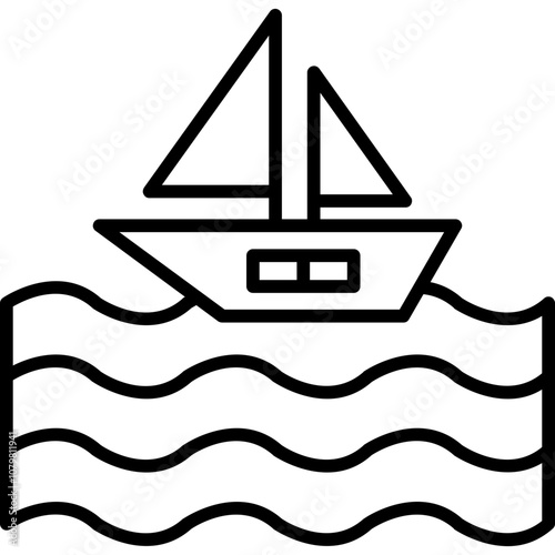 Dinghy Icon