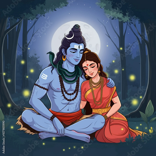 A tranquil scene of Lord Sh...