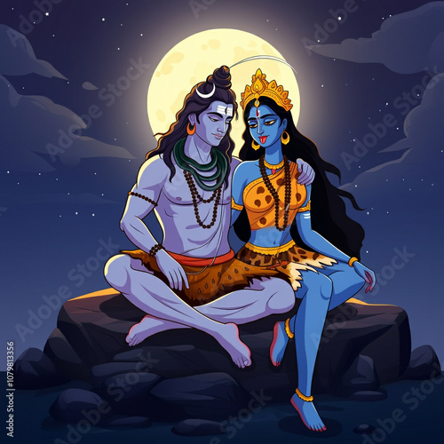 Lord Shiva and Goddess Parv...