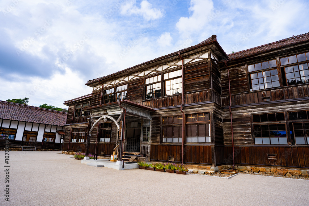 旧吹屋小学校の風景(高梁市) 旧吹屋小学校の風景(高梁市)