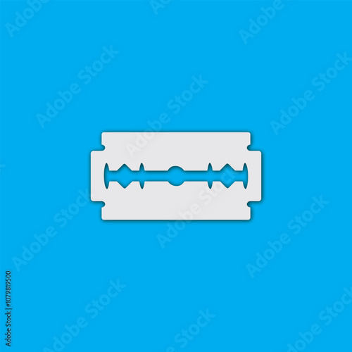 Simple razor blade design.