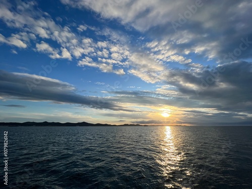 Famous Zadar romantic sunset (Zadar, Croatia) - Berühmter romantischer Sonnenuntergang in Zadar (Zadar, Kroatien) - Čuveni zadarski romantični zalazak sunca (Zadar, Hrvatska)