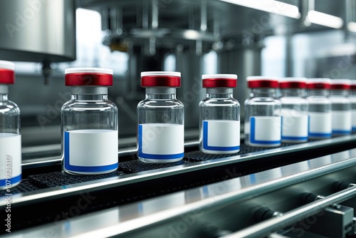 Medical Vials Manufacturing Process in Pharmaceutical Production Facility