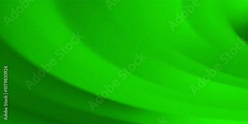 Abstract green curve background. Fluid shapes composition. Vector illustration eps 10