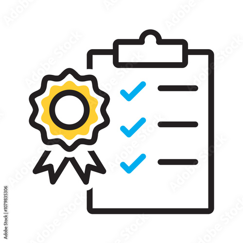 Vector multicolor icon for Standards