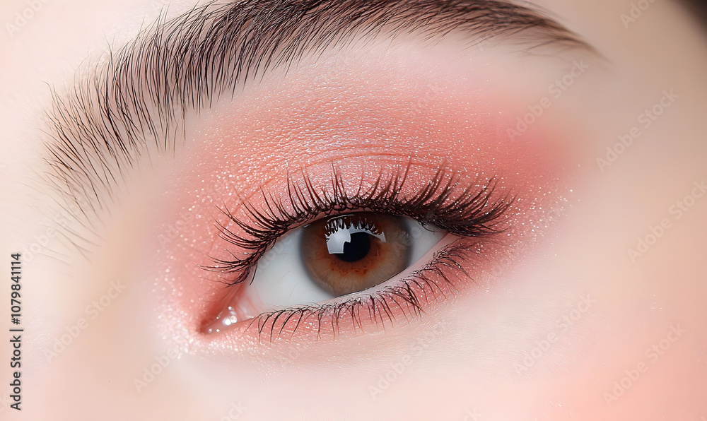 Obraz premium Elegant High-Fashion Beauty Portraits with Radiant Skin, Glamorous Makeup, and Luxurious Skincare Glow.