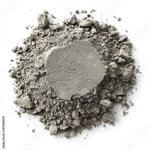 Cement isolated on transparent background