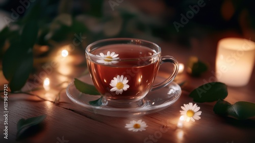 Chamomile Tea: A Soothing Brew Infused with Dried Flowers and a Flavorful Aroma