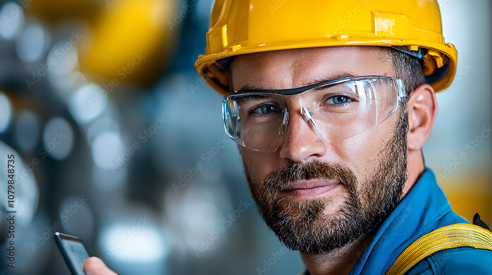 Engineer oversees machinery calibration to ensure precision and efficiency in industrial operations Engineer oversees machinery calibration to ensure precision and efficiency in industrial operations