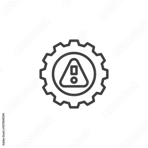 Risk Management line icon