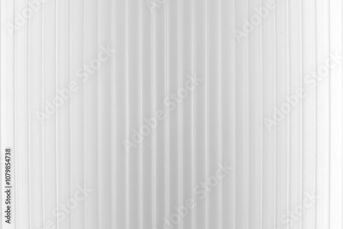 White Vertical Glass Striped Wall Background.