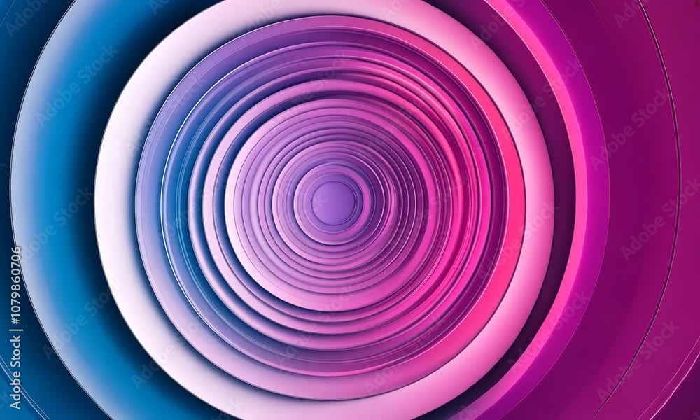 Circular abstract design with overlapping concentric circles Circular abstract design with overlapping concentric circles
