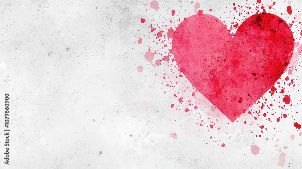 Affectionate heart symbol minimalistic design artistic expression abstract environment front view love concept Affectionate heart symbol minimalistic design artistic expression abstract environment front view love concept