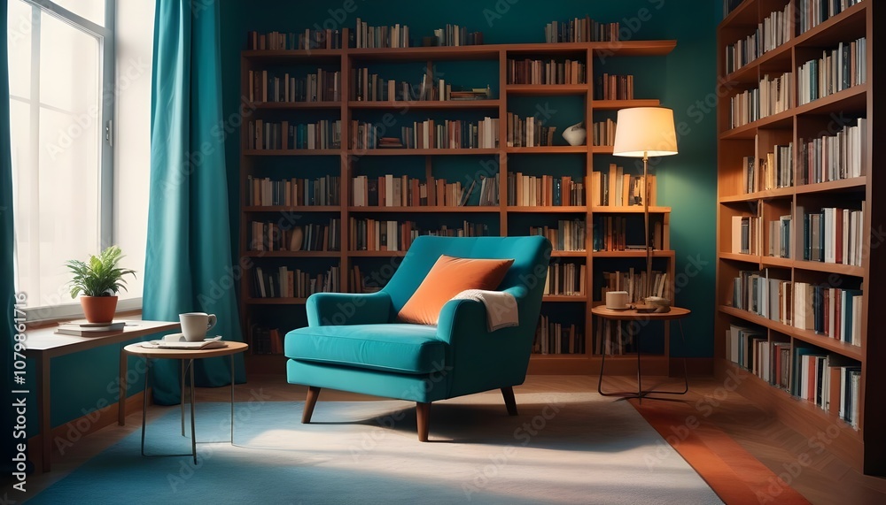 Photo modern style interior room 3d illustration Photo modern style interior room 3d illustration