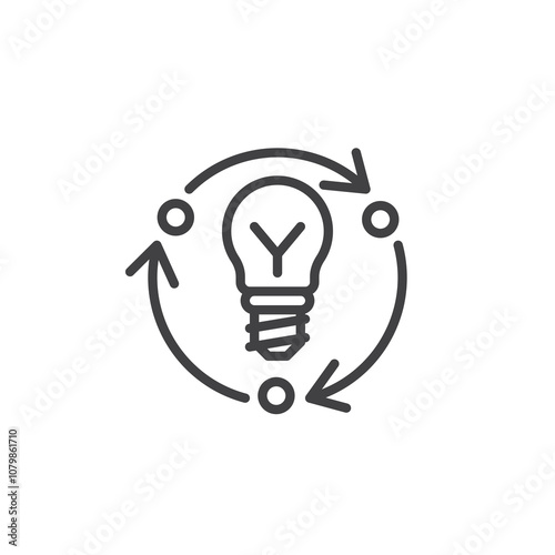 Product Lifecycle line icon