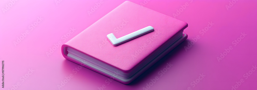 3D icon of a passport with a checkmark, symbolizing successful travel approval or entry, on a minimalistic violet background.
3D icon of a passport with a checkmark, symbolizing successful travel approval or entry, on a minimalistic violet background.