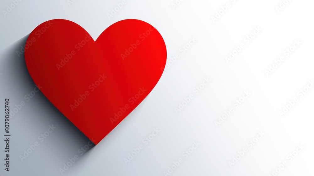 Minimal heart symbol of affection modern design graphic content clean environment close-up viewpoint Minimal heart symbol of affection modern design graphic content clean environment close-up viewpoint