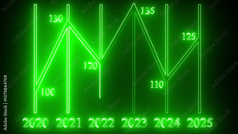 glowing neon Business Graph Icon with Arrow Animation on black Background. neon Business Graph Icon with Arrow animated. glowing neon Business Graph Icon with Arrow Animation on black Background. neon Business Graph Icon with Arrow animated.