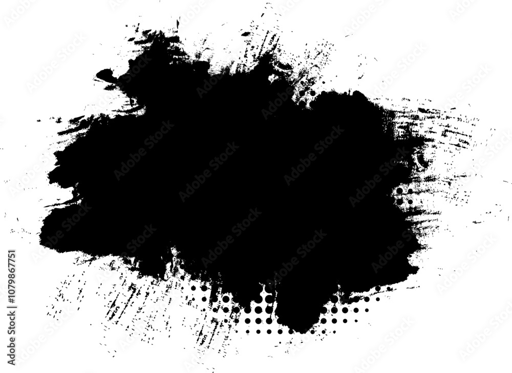black banner label brushed painting artistic graphic element grunge style black banner label brushed painting artistic graphic element grunge style