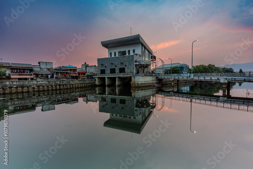 bridge over the river