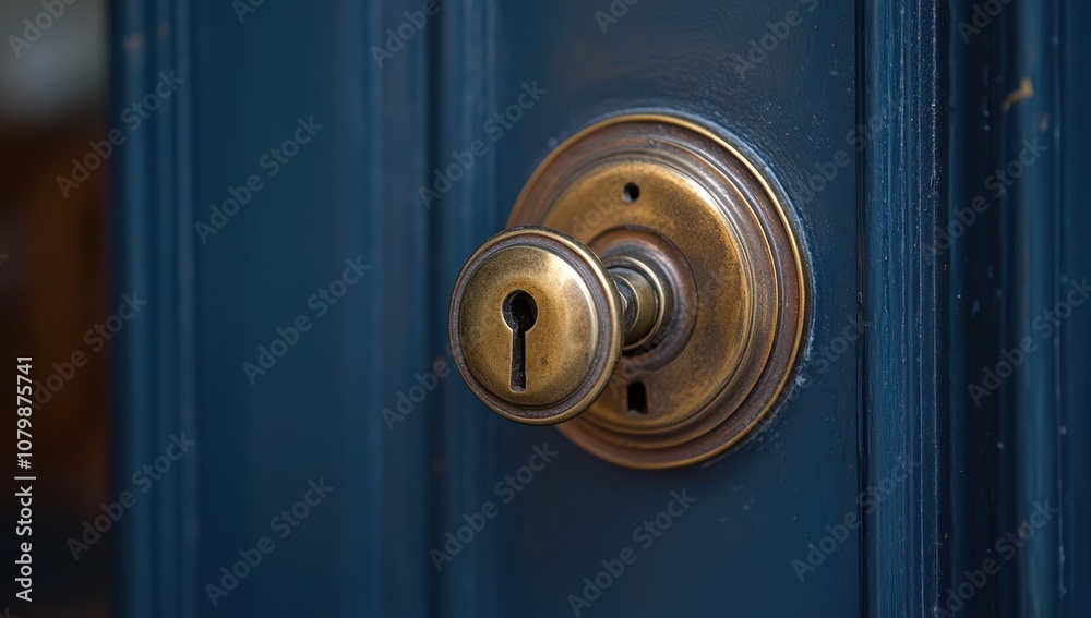 Fototapeta premium Antique Door Knob Close-Up