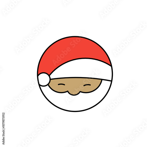 emoticon set of santa claus