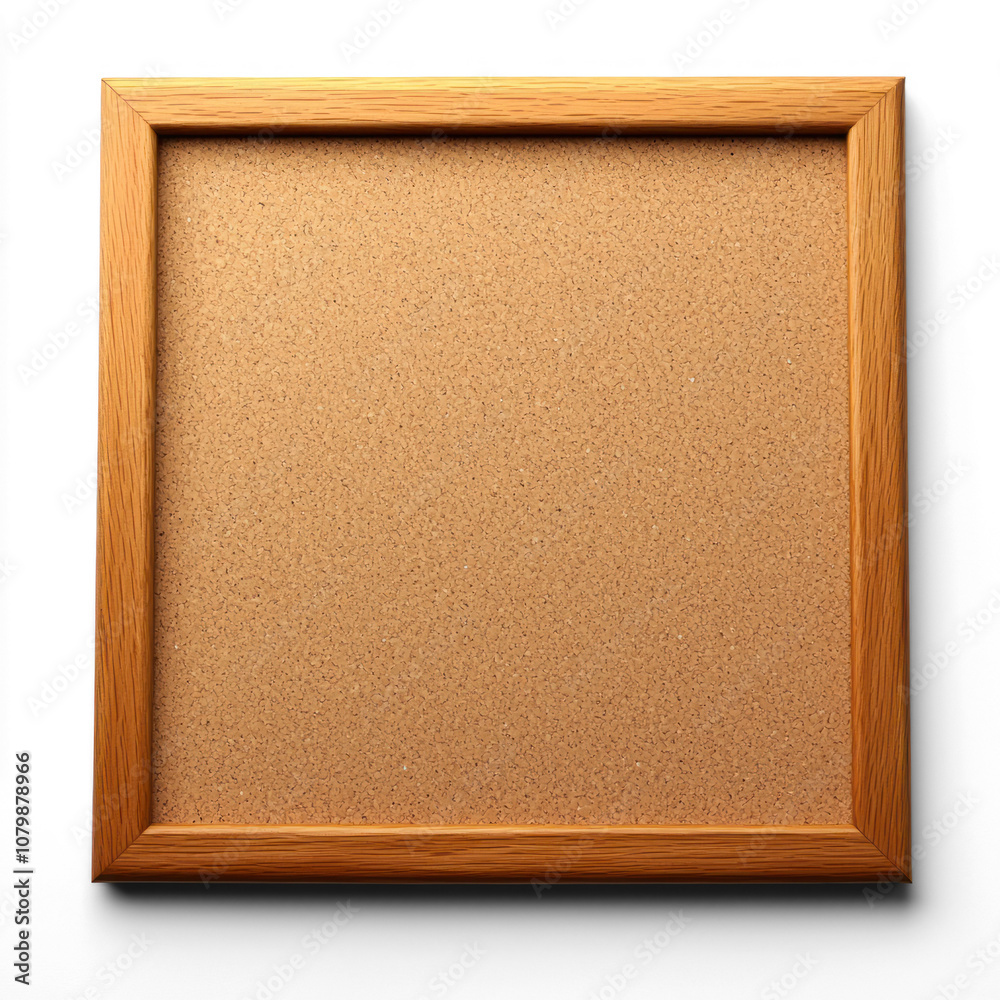 Fototapeta premium Modern bulletin board with a clean design. isolated on transparent background