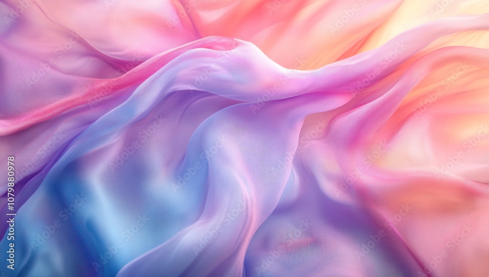 Abstract Pastel Fabric Abstract Pastel Fabric