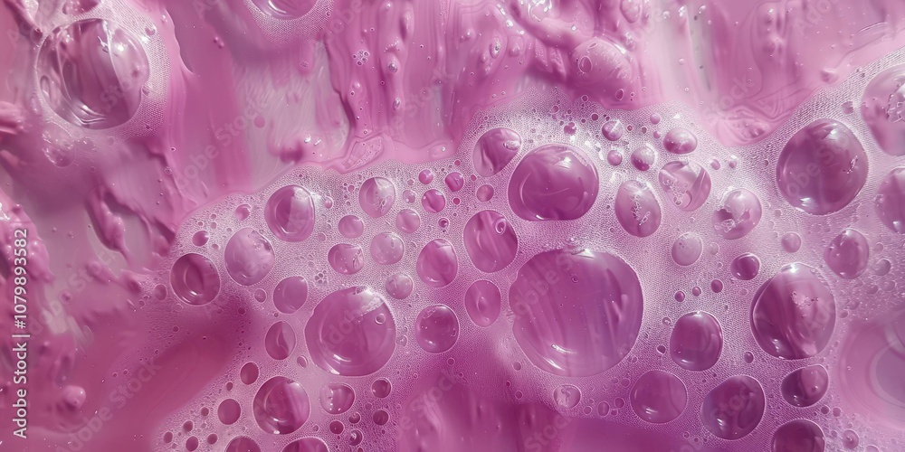 Abstract Purple and Pink Bubbles in Water Abstract Purple and Pink Bubbles in Water