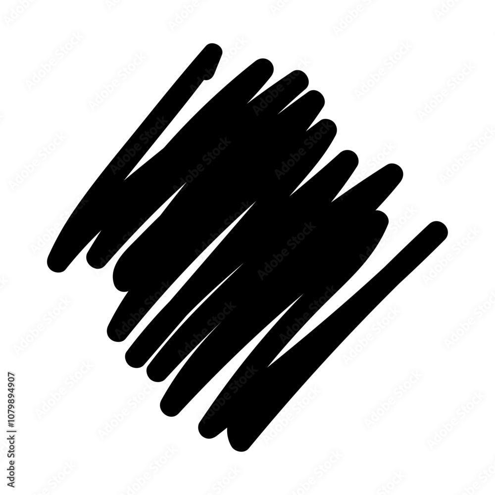 Fototapeta premium Blank Line Scribble