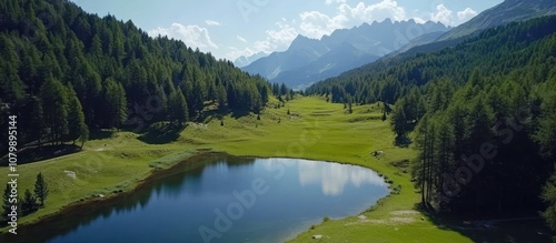 Serene Mountain Lake