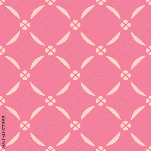 Wallpaper Mural Japanese Circle Flower Net Vector Seamless Pattern Torontodigital.ca