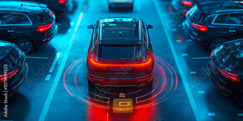 Autonomous Smart Car Parking Assist System with Road Scanning Technology Visualization